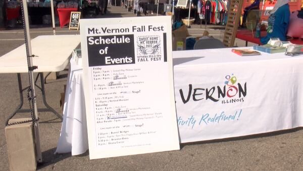 Mt. Vernon Fall Festival begins Friday