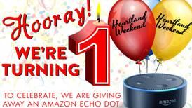 Win an Amazon Echo Dot to celebrate our anniversary!